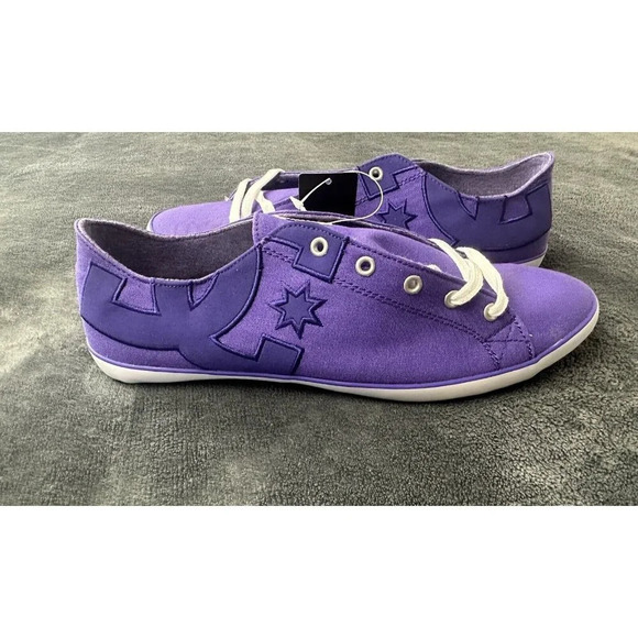 DC Women's Cleo Shoes Purple Size 11 Skate Canvas Sneakers - Picture 3 of 17